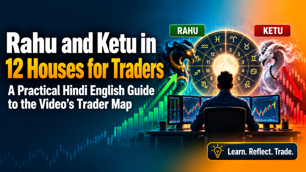 Rahu and Ketu in 12 Houses for Traders